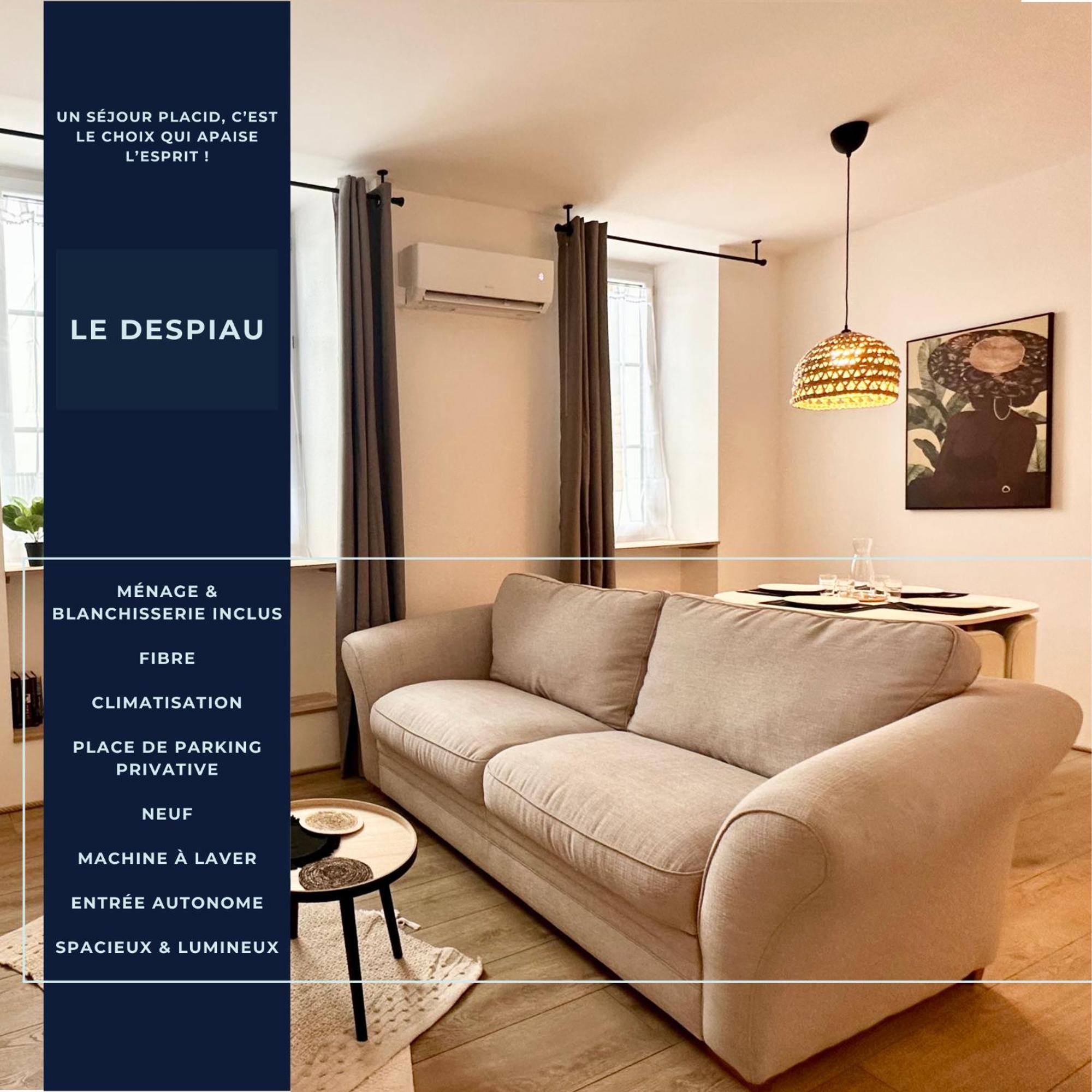 Le Despiau - Parking - Clim - Fibre - Proche Base Apartment Mont-de-Marsan